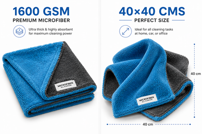 Microfiber towel 1600 gsm (40x40 cms)