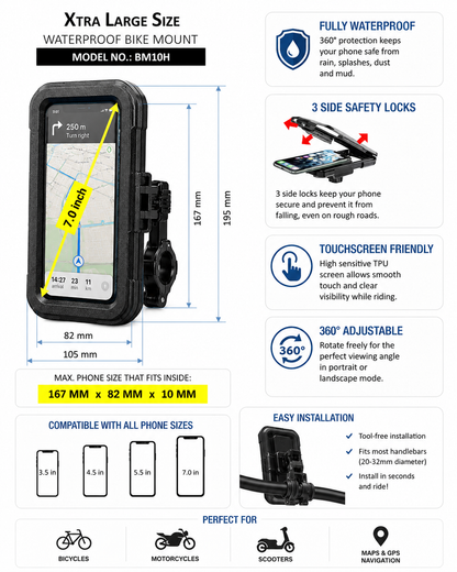Universal Waterproof Mobile Case