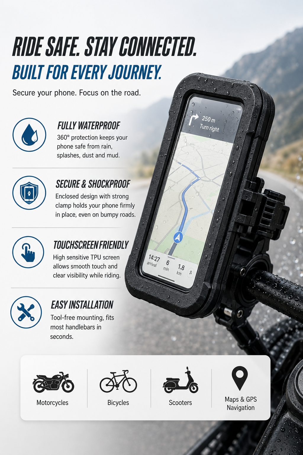 Universal Waterproof Mobile Case