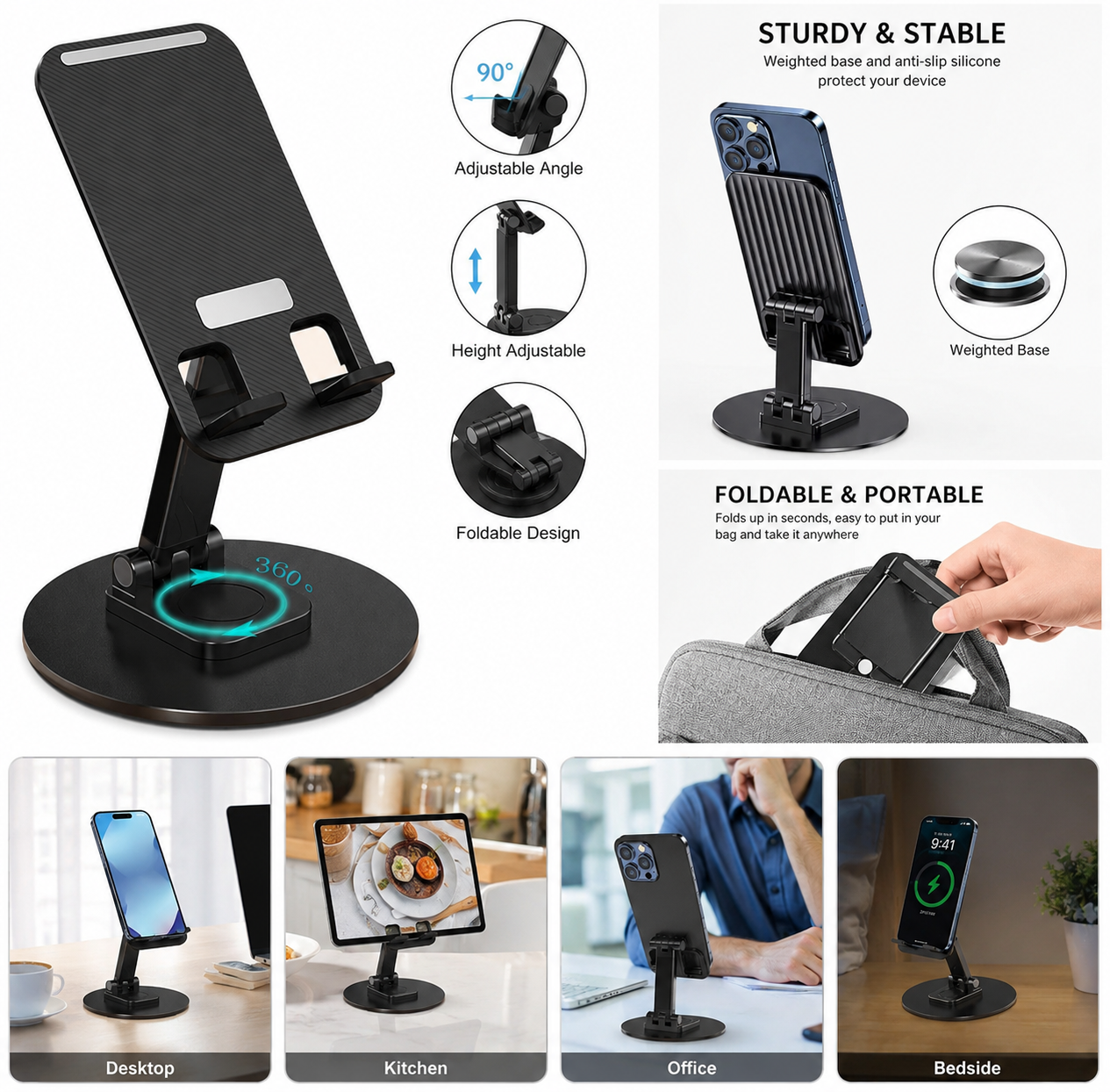 360° Mobile Holder table